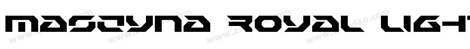 Maszyna Royal Light字体转换